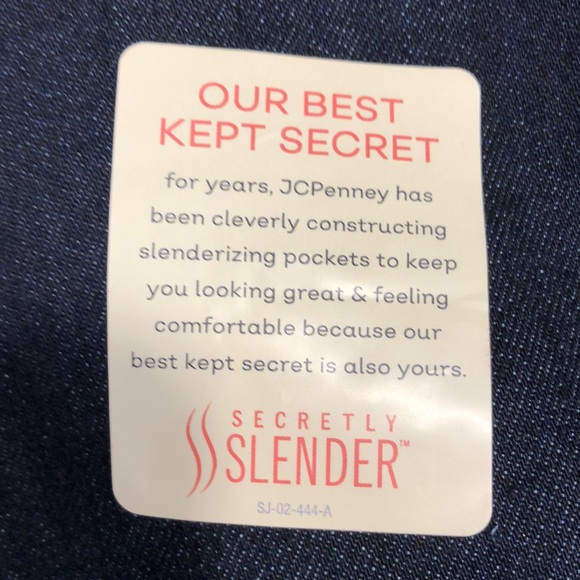 St. John’s Bay Secretly Slender Denim Capri Jeans - Picture 7 of 12